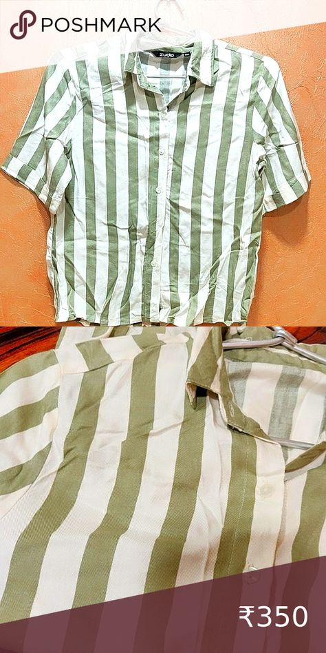 Stripes shirt Zudio Shopping For Men, Crop Shirt, Striped Shirt, Shirt Shop, Casual Button Down Shirt, Men Casual, Stripes, For Men, Mens Tops