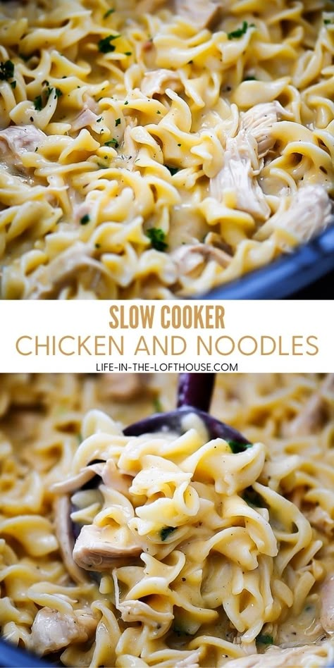 Slow Cooker Chicken Egg Noodles, Slow Cooker Recipes Egg Noodles, Cream Of Chicken Soup Recipes Crockpot Egg Noodles, Crockpot Chicken And Egg Noodles Recipe, Chicken With Egg Noodles Recipes Crock Pot, Crockpot Chicken Over Noodles, Chicken Gravy Noodles Crockpot, Chicken Noodles Slow Cooker, Egg Noodle Slow Cooker Recipes