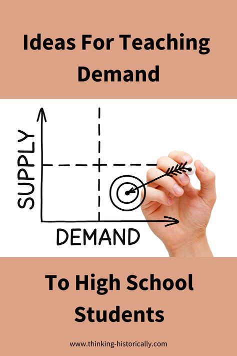 Unlock engaging strategies for teaching economics to high school students! Explore creative lesson plans focused on the concept of demand. Perfect resource for economics teachers seeking innovative approaches. #EconomicsEducation #DemandLesson #HighSchoolTeaching High School Projects, Teaching Economics, Economic Terms, High School Project, Creative Lesson Plans, Coaching Teachers, Social Studies Teacher, Teaching High School, Engaging Lessons