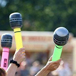 4 Inflatable Microphone Party Accessories Inflatable Microphone, Party Inflatables, Dance Floor Wedding, 40th Birthday Parties, Wedding Dance, Anniversary Party, Anniversary Parties, Dance Floor, Party Accessories