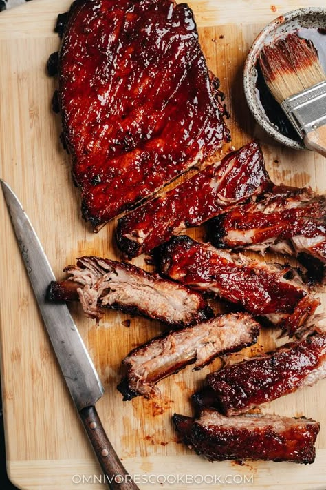 Soy Sauce Ribs, Chinese Five Spice Pork Ribs, Chinese Bbq Ribs With Hoisin Sauce, Ah So Sauce Pork Ribs, Chinese Bbq Pork Ribs Recipe, Ah So Sauce Pork, Char Siu Ribs, Char Siu Pork Ribs, Honey Garlic Spare Ribs Chinese