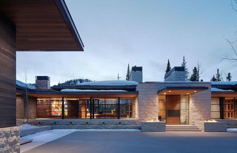 Unique Outdoor Spaces, Salt Room, Ski House, Glass Fireplace, Custom Fireplace, Outdoor Spa, Mountain Modern, Lap Pool, Park City Utah