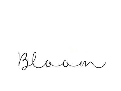 Bloom Word Tattoo, Bloom Tattoo Words, Bloom Word, Bloom Tattoo, Rose Tattoo Sleeve, Cursive Tattoos, Journal Inspiration Writing, Twenty Twenty, Ukrainian Embroidery