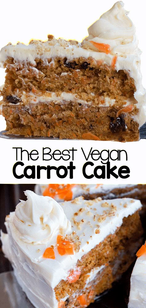 Best Vegan Baking Recipes, Best Vegan Carrot Cake Recipe, Carrot Vegan Cake, Vegan Baking Recipes Desserts, Dairy Free Carrot Cake Recipe, Vegan Bakery Recipes, Vegan Desserts Recipes, Vegan Cake Recipes Easy, Gluten Free Vegan Carrot Cake