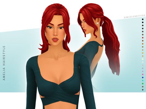 Sims 4 Long Hair Cc, Sims 4 Long Hair, Sims Challenge, Sims 4 Cheats, Pelo Sims, Sims 4 Cc Folder, Sims 4 Mm, Sims 4 Toddler, Sims Four