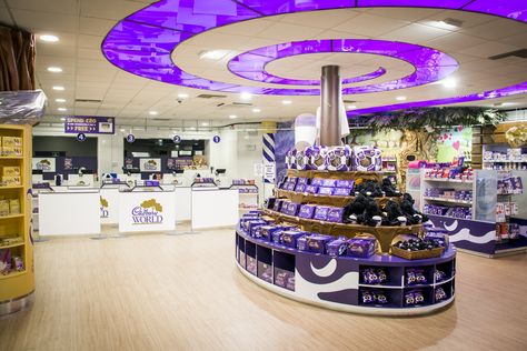 D4R redesign Cadbury World Cadbury World, Disneyland Food, Sweet Shop, Candy Store, Theme Parks, Retail Design, Theme Park, Design Projects, Concept Design