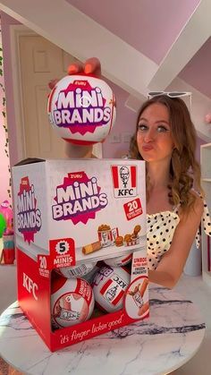 [ASMR] OPENING MY FIRST EVER *KFC* MINI BRANDS CAPSULE?!🫢🍗✨⁉️ (SO MANY RARES?!🤩) #Shorts Mini Brands, Activity Board, Quick Saves, Natal