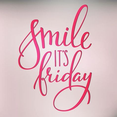 Smile Its Friday, Friday Lettering, Congratulations Quotes, Boundaries Quotes, Its Friday, Happy Friday Quotes, Weekday Quotes, Hello Friday, Its Friday Quotes