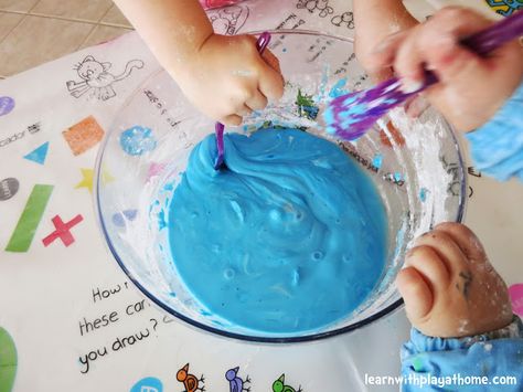 Cornflour Slime, Cornstarch Slime, Classroom Science, Blue Slime, Tech Ideas, Homemade Slime, Science Lesson, Blue Food Coloring, How To Make Slime