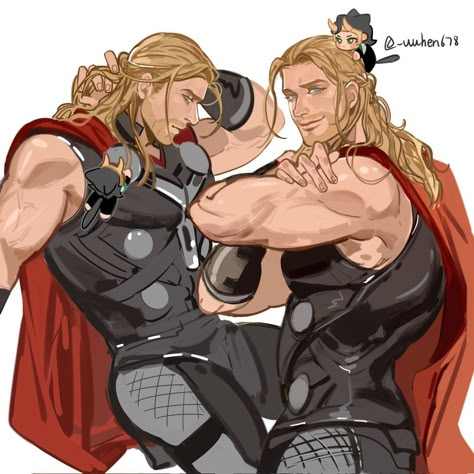 Thor Odinson Fanart, Thor Fanart, Thor Art, Marvel Couples, Thor Odinson, Chris Hemsworth Thor, Fantastic Four, Comic Panels, Chris Hemsworth