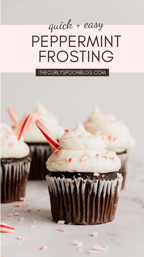 Peppermint Icing, Peppermint Buttercream Frosting, Peppermint Buttercream, Peppermint Frosting Recipe, Peppermint Frosting, Peppermint Buttercream Frosting Recipe, Peppermint Patty Cupcakes, Peppermint Mocha Cupcakes, Chocolate Coconut Cupcakes