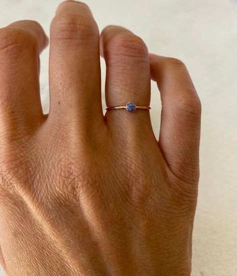 Simple Ring With Stone, Light Blue Stone Ring, Natural Stone Rings Gemstone, Natural Stone Rings, Rings With Stones, Ring Blue Stone, Green Rings, Blue Ring, Alexandrite Ring