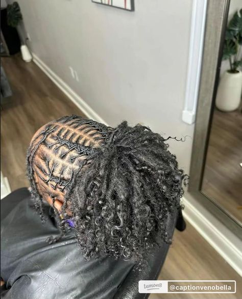 Have to get me some rods and curl my ends like this… #locs #locAlicious #LocNation #LocLove #LocJourney #explorepage Dreads With Curls At The End, Dreads With Curly Ends, Locs Curly Ends, Locks With Curly Ends, Curly End Locs, Locs With Curls At The End, Natural Locs With Curly Ends, Locs With Curly Ends, Black Person