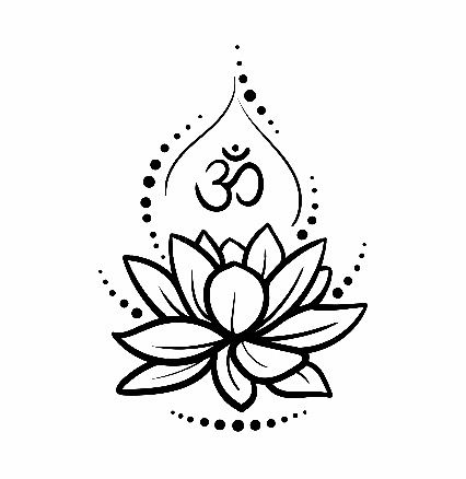 Lotus Breathe Tattoo, Ohm Lotus Tattoo, Om And Lotus Tattoo, Ohm Tattoo Design, Vinyl Wall Decals Bedroom, Ohm Tattoo, Decorations For Living Room, Lotus Tattoo Design, Om Tattoo