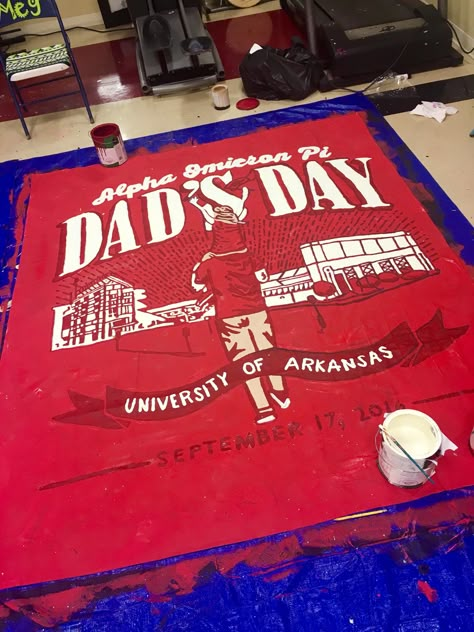 Sorority Parents Weekend Themes, Dads Day Themes Sorority, Dads Day Banner Sorority, Dads Weekend Banner, Sorority Parents Weekend Banner, Sorority Parents Weekend Shirts, Sorority Tshirt Ideas, Dads Day Sorority, Parents Weekend Banner