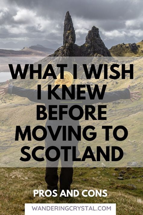 Moving to Scotland, Pros of Scotland, Cons of Scotland, Pros and cons of living in Scotland, pros and cons of moving to Scotland, moving to Scotland from US, moving to Scotland from Canada, wanderingcrystal, living in Scotland, living in Scotland Scottish Highlands, pros and cons of living in Edinburgh, Expat in Scotland, reasons to move to Edinburgh, reasons to move to Scotland, ups and downs of living in Scotland, living in Scotland life #Expat #Scotland #Schottland #Ecosse #Escocia #glasgow Scotland Living, Interrail Europe, Balcony Painting, Salem Massachusetts Travel, Glasgow Travel, Edinburgh Scotland Travel, Moving To Scotland, Alberta Travel, Edinburgh Travel