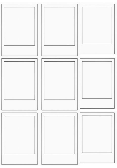 Stuff To Print Out, Things To Print Out, Polaroid Printable, Polaroid Diy, Printable Paper Patterns, Diy Photo Book, Diy Birthday Gifts For Friends, Polaroid Frame, Paper Doll Template