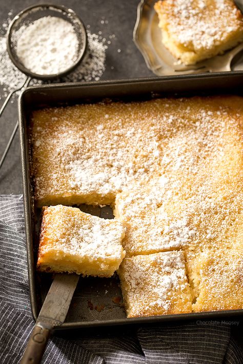 Real St. Louis Butter Cake Saint Louis Gooey Butter Cake, Missouri Recipes, St Louis Gooey Butter Cake, Dense Cake, Ooey Gooey Butter Cake, Butter Cakes, Gooey Cake, Gooey Butter, Gooey Butter Cake