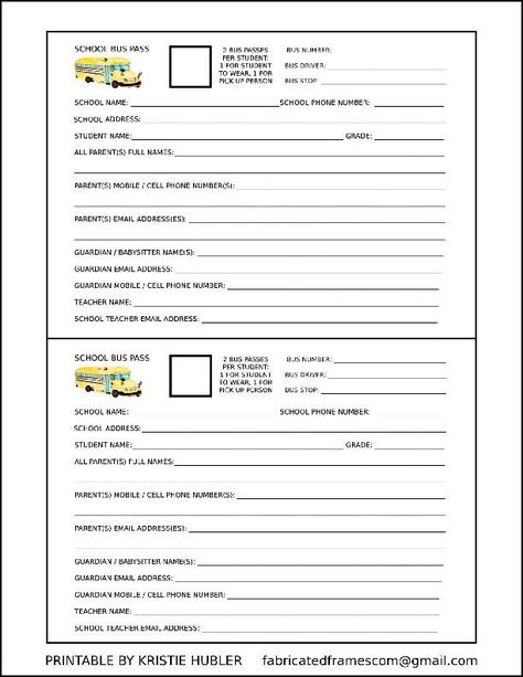 https://classful.com/product/2-school-bus-passes-printable-for-students-and-pickup-person-each-pass-7x5-size/ 2 #School #Bus #Passes #Printable For #Students And #Pickup #Person Each #Pass 7x5" Size $2 #Classful #sale #backtoschool #Aug20 #Aug21 #Aug22 #2024 #NJ #PA #NY #NYC #USA #parents #teachers Care Giver, Bus Pass, Cell Phone Number, School Logo, Teacher Name, Printable Crafts, Bus Driver, Bus Stop, School Bus