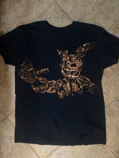 Fnaf Springtrap, Bleach T Shirt, Bleaching Clothes, Changing Clothes, Dr Wardrobe, Bleached Tees, Streamer Dr, Fnaf 4, Steve Buscemi