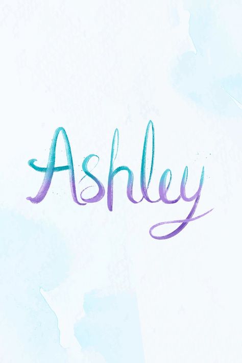 Ashley two colored vector lettering font | free image by rawpixel.com / busbus Ashley In Cursive, Ashley Lettering, Ashley Name Design, Ash Name, Ashley Name, Ashley I, Screen Savers Wallpapers, Calligraphy Name, Bullet Journal Notebook