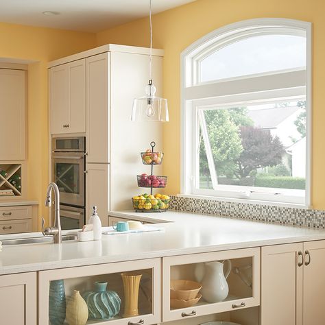 Awning Windows Kitchen, Windows Above Sink, Window World, Windows Kitchen, Awning Window, Summertime Decor, Above Sink, Awning Windows, Summer Window