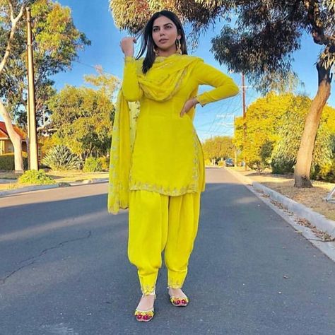 Image may contain: 1 person, standing and outdoor Yellow Suits Punjabi, Yellow Suit Indian, Simple Patiyala Suit, Patiyala Suits Designer Patiala Salwar, Yellow Patiyala Suit Design, Full Patiyala Suit Design, Yellow Punjabi Suit, Yellow Patiala Suit, Suit Patiala Shahi