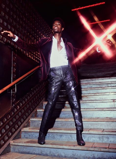 HUGO Holiday 2019 Men’s Campaign | The Fashionisto Studio 54 Party Outfits, Disco Outfit Men, Disco Attire, Fnaf Outfits, Studio 54 Fashion, Studio 54 Outfits, Alton Mason, Disco Party Outfit, Look Disco