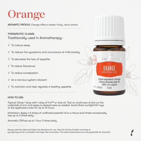 Essential Oil of Orange, part of our Wellness collection has many benefits that you may not know of! If you need some Orange Essential Oil in your life, or to check out the rest of our Wellness range head to #theoilhouse #essentialoil #essentialoils #oils #oil #diffuseroil #healthyoil #australia #shoponlineaustralia #shipsaustraliawide Orange Essential Oil Benefits, Relieve Constipation, Essential Oil Benefits, Healthy Oils, Oil Benefits, Orange Essential Oil, Orange Oil, Nervous System, Oil Diffuser