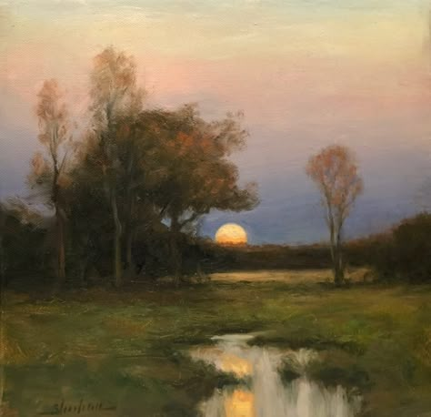 Dennis Sheehan, Tonalist Paintings, Irish Artists, Sunset Oil Painting, Inside Art, Art Supply Stores, Do's And Don'ts, Great Paintings, Happy Meal Toys