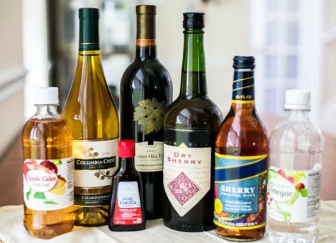 Alcohol Substitutes, White Wine Substitute, Cooking Knowledge, Grape Brandy, Braggs Apple Cider Vinegar, Cooking Substitutions, Sherry Wine, Senior Center, Fortified Wine