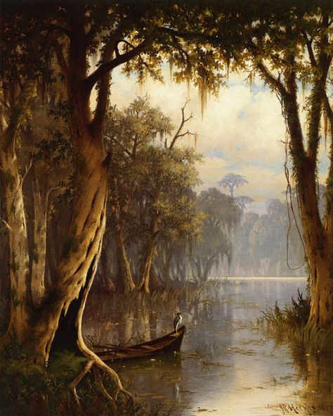 Louisiana Swamp, Louisiana Bayou, Louisiana Art, Theme Nature, Image Nature, Oil Painting Reproductions, Painting Reproductions, Artist Canvas, Louisiana