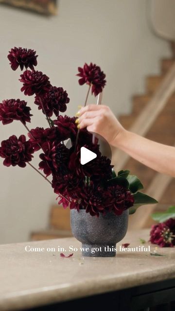 Avant Garden on Instagram: "We’ll let you be the judge! #WhoWoreItBetter ?
Gardenia creates a beautiful arrangement using burgundy dahlias and amaranthus !
_________________________________________
AvantGardenLA.com
.
.
.
.
.
#amaranthus #dahlias #blackdahlia #floraldesign #floralart #avantgardenla" Amaranthus Arrangement, Amaranth Flower, Burgundy Dahlia, Avant Garden, Black Dahlia, The Judge, Amaranth, Floral Arrangement, Dahlia