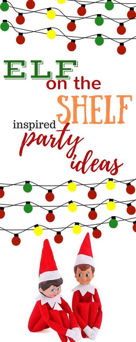 Thinking of hosting an Elf on the Shelf themed holiday party?  Check out these perfect Elf on the Shelf party ideas for making your Christmas party spectacular! Elf On Shelf Party Ideas, Elf On The Shelf Party, Elf On The Shelf Birthday, Elf Themed Christmas Party, Elf Party, Christmas Party Decorations Diy, Christmas Party Planning, Elf Shelf, Diy Christmas Party