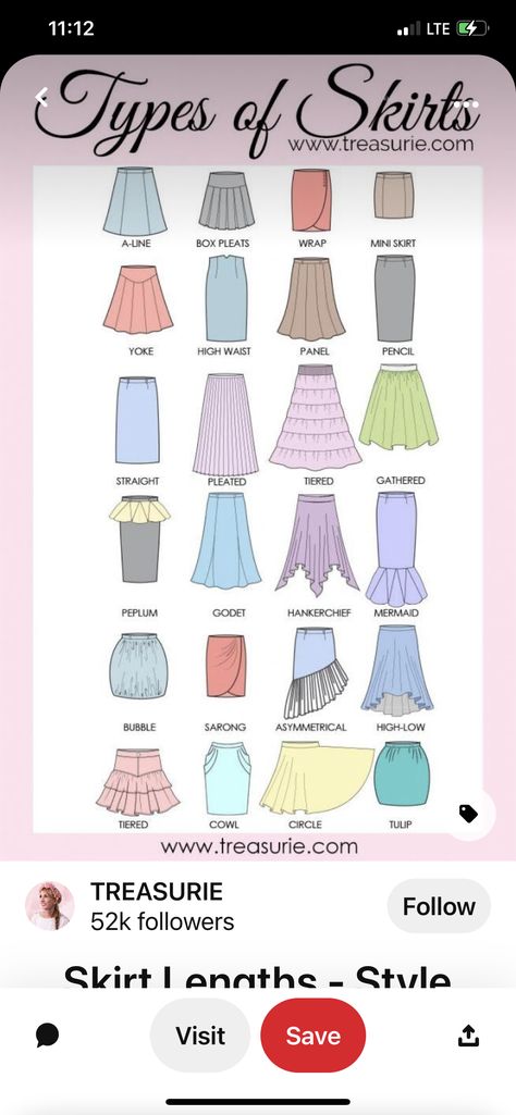 Skirts Illustration, Wrap Mini Skirt, Easy Sewing Patterns, Asymmetrical Skirt, Box Pleats, Pleated Mini Skirt, Useful Life Hacks, Types Of Skirts, Easy Sewing