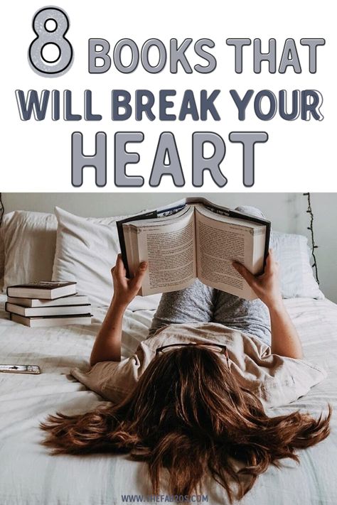 8 Books for when you need a good cry. Heart breaking, tear jerking magical books to get all the feels. Romance books that make you cry as well as adventure and coming of age books. Young adult books and YA tear jerkers. Grab these amazing good reads today! #books #bookstoread Heart Breaking Books To Read, Tear Jerker Books, Heart Breaking Books, Books That Will Break Your Heart, Saddest Books To Read, Books That Make You Cry, Books That Made Me Cry, Books To Cry Over, Books That Will Make You Cry