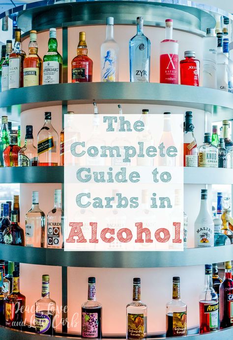 The Complete Guide to Carbs in Alcohol | Peace Love and Low Carb via @PeaceLoveLoCarb Carbs In Alcohol, Nutritional Tips, Keto Alcohol, Peace Love And Low Carb, Carb Cycling Diet, Keto Cocktails, Keto Drinks, Low Carb Drinks, High Carb Foods