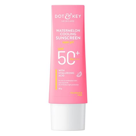 Beat the heat with Dot & Key's refreshing Watermelon Hyaluronic Cooling Sunscreen! This lightweight, non-greasy formula offers broad spectrum SPF 50 protection against UV and blue light. No white cast, boosts vitamin D absorption. Perfect for oily, normal & combination skin. 💦🥤 #WatermelonSunscreen #CoolingSunscreen #BluelightProtection #NoWhiteCast #LightweightSunscreen #HyaluronicSunscreen #VitaminDBooster #SummerSkincare #BeachBagEssential #KoreanSkincare 🏖️🌊✨ Lotion & Sunscreen Applicators, Best Skincare Routine, Uv Blue, Tanning Sunscreen, Fashion Ecommerce, Uneven Skin Texture, Suncare, Sunscreen Spf 50, Sun Cream