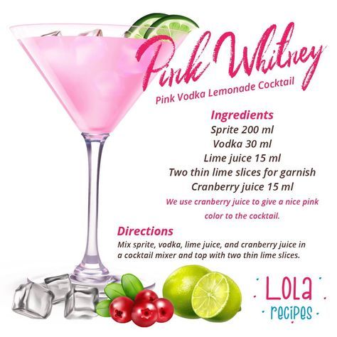 Drinks Alcohol Recipes Pink Whitney, Drinks To Mix With Vodka, Drink Recipes With Pink Whitney, Sweet Drinks Alcohol Recipes, Pink Vodka Lemonade Cocktail, Fun Cocktail Recipes Vodka, Pretty In Pink Drink, Pink Drinks With Vodka, Hearts On Fire Cocktail