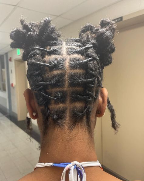 Starter Loc Short Styles, Short Locks Hairstyle, Short Dread Styles, Black Hair Protective Styles, Short Dreadlocks Styles, Locs Styles, Short Locs, Loc Hairstyles, Short Locs Hairstyles