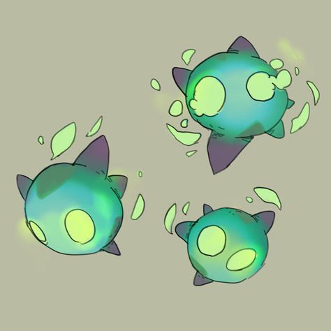 Cauldron - Creatures on Behance Small Magical Creatures, Cute Alien Creatures, Small Creature Design, Cool Monster Design, Air Creature, Creature Design Cute, Monster Ideas Character Design, Cute Creature Design, Blob Creature