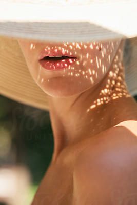 Portrait Of A Young Woman Wearing A Straw Hat by Ani Dimi Suncare Photography, Summer Portrait, Natural Beauty Diy, Plants To Grow, Force Of Nature, Suncare, Women Skin, Life Stages, Sun Care