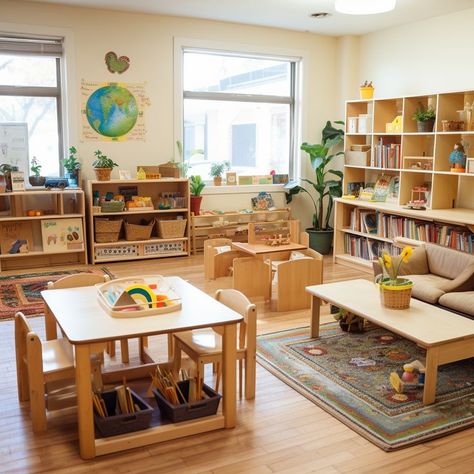 Shop tables and desks, seating, storage, room dividers and more for the kindergarten, preschool, or toddler classroom. Click through to explore! Preschool Classroom Furniture, Preschool Room Layout, Daycare Room Design, Homeschool Classroom Decor, Toy Room Storage, Kindergarten Decoration, Homeschool Room Design, Childcare Rooms, Reggio Emilia Classroom