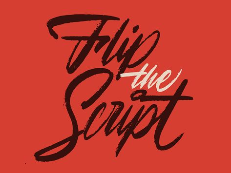 Flip The Script by Neil Secretario on Dribbble Splash Drawing, Script Quotes, Identity Moodboard, Watercolor Stain, Sticker Frame, Sale Sticker, Flip The Script, Draw Logo, Positivity Motivation