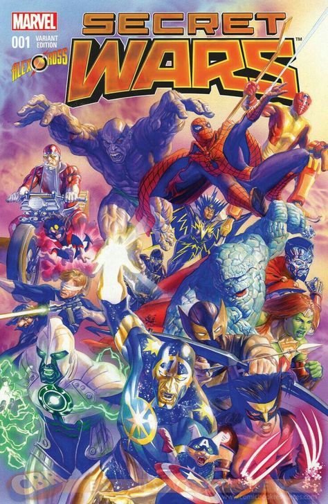 marvel, secret wars Avengers Secret Wars, Marvel Secret Wars, Ross Store, Alex Ross Art, Marvel Comic Covers, Marvel Covers, Marvel Comics Covers, Alex Ross, Marvel Comic Books