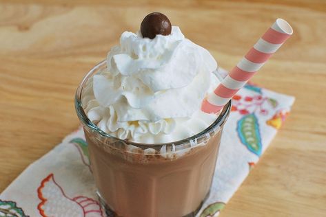 Growing up, my mom always made yogurt and fruit smoothies and called them milkshakes. I swear I didn't know the difference until I was much older. Well as I was making these super rich and delicious chocolate malted milkshakes, I heard my oldest kid telling his brother that he's had milkshakes before at my mom's house and I knew that she'd tricked him too. Weirdly enough, I'd choose a smoothie over a milkshake most days. Hopefully my mom's tricky ways will also help the kid make the healthier ch Malted Milkshake, Malt Recipe, Chocolate Milk Powder, Malt Powder, Fake Ginger, Malt Milkshake, Banana Bundt Cake, Banana Bundt, Malted Milk Balls