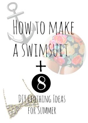 Diy Clothing Ideas, Diy Bathing Suit, Diy Clothes Projects, Suit Sewing Patterns, Diy Swimsuit, Sew Quilt, Summer Sewing, Make Your Own Clothes, Fabric Embroidery