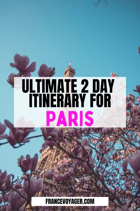 This is how to spend 2 days in Paris | Weekend in Paris | 2 Days in Paris Itinerary | Things to do in Paris 2 Days | What to See in Paris in 2 Days | Paris For 2 Days | What to do in Paris For 2 Days | Paris Weekend Trip | Paris 2 Days Itinerary | Paris Getaway | Paris Itinerary First Time | Paris Planning | Paris Trip 2 Days | Where to Stay in Paris for 2 Days | Two Days in Paris Itinerary | Paris Two Days Two Days In Paris, Paris In November, Backpack Through Europe, European Itineraries, European Road Trip, Paris Itinerary, Paris Travel Tips, Road Trip Europe, France Travel Guide