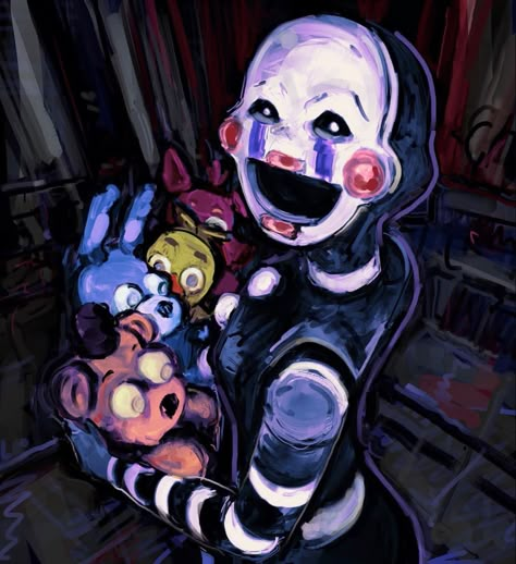 Fnaf Hallway, Puppet Fanart, Movie Paintings, Fnaf Puppet, Puppet Fnaf, Fnaf Freddy, Animatronic Fnaf, Fnaf Wallpapers, Fnaf Movie