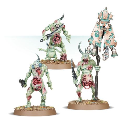 Plaguebearers of Nurgle | Games Workshop Webstore Warhammer Nurgle, Great Unclean One, Warhammer 40k Factions, Warhammer 40k Chaos, 40k Armies, Chaos Daemons, Bee Artwork, 40k Chaos, Grey Knights